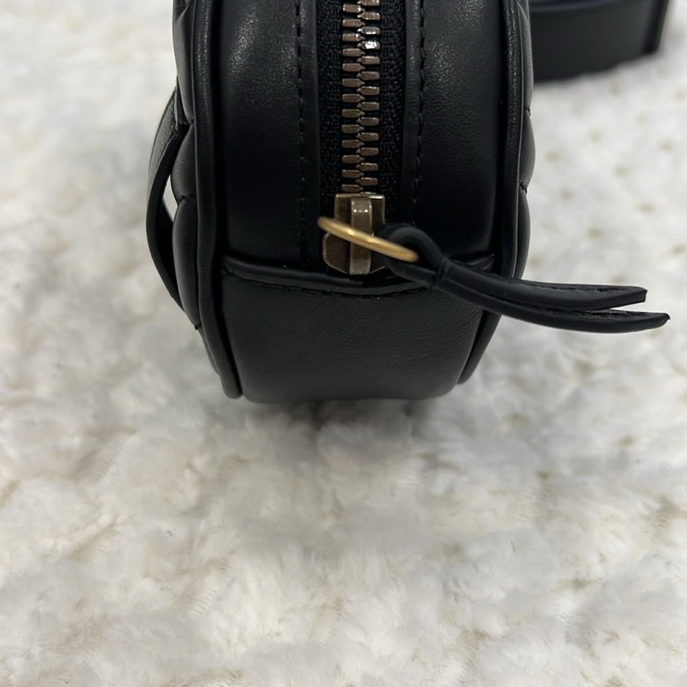 Gucci Calfskin Matelasse GG Marmont Leather Belt Bag 85/34-Authentic-NWT - Picture 9 of 16